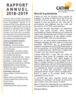 Rapport d'activités 2018-2019 du CATHII 